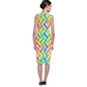 Abstract Pattern Colorful Wallpaper Classic Sleeveless Midi Dress View2