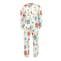 Abstract Vintage Flower Floral Pattern Onepiece Jumpsuit (kids) by Amaryn4rt