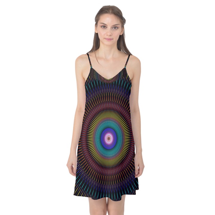 Artskop Kaleidoscope Pattern Ornamen Mantra Camis Nightgown