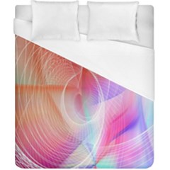 Background Nebulous Fog Rings Duvet Cover (california King Size) by Amaryn4rt