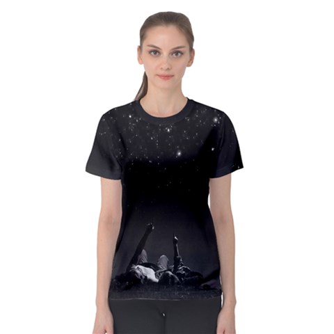 Frontline Midnight View Women s Sport Mesh Tee by FrontlineS