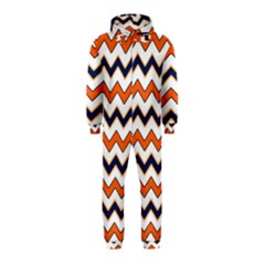 Chevron Party Pattern Stripes Hooded Jumpsuit (kids) by Amaryn4rt