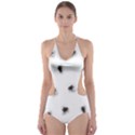 Flies Cut-Out One Piece Swimsuit View1