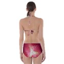 Fractal Red Sample Abstract Pattern Background Cut-Out One Piece Swimsuit View2