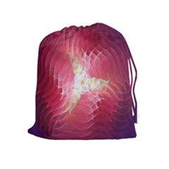 Fractal Red Sample Abstract Pattern Background Drawstring Pouches (extra Large) by Amaryn4rt