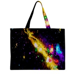 Galaxy Deep Space Space Universe Stars Nebula Zipper Mini Tote Bag by Amaryn4rt