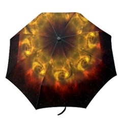 Galaxy Nebula Space Cosmos Universe Fantasy Folding Umbrellas by Amaryn4rt