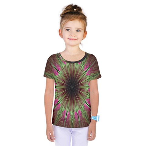 Julian Star Star Fun Green Violet Kids  One Piece Tee by Amaryn4rt