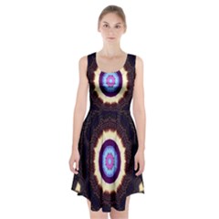 Mandala Art Design Pattern Ornament Flower Floral Racerback Midi Dress