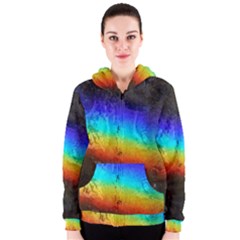 Rainbow Color Prism Colors Women s Zipper Hoodie by Amaryn4rt