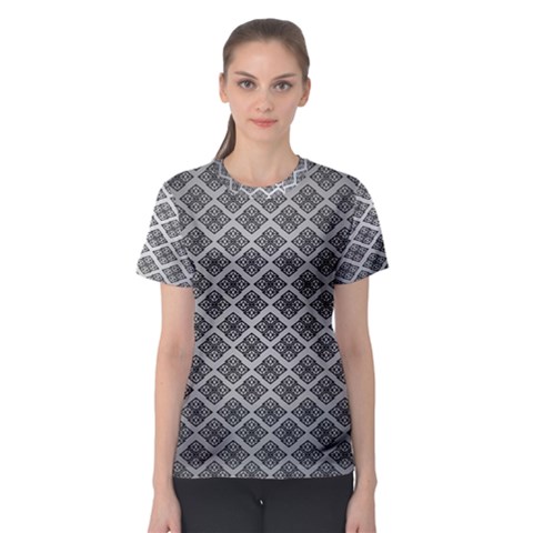 Silver The Background Women s Sport Mesh Tee by Amaryn4rt