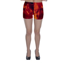 Star Clusters Rosette Nebula Star Skinny Shorts by Amaryn4rt