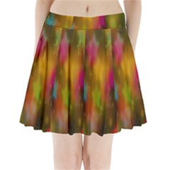 Star Background Texture Pattern Pleated Mini Skirt by Amaryn4rt