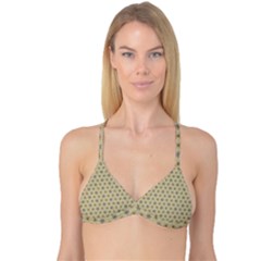 Star Basket Pattern Basket Pattern Reversible Tri Bikini Top by Amaryn4rt