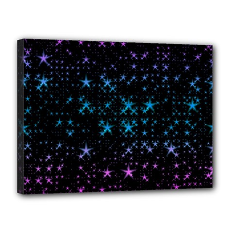 Stars Pattern Seamless Design Canvas 16  X 12  by Amaryn4rt