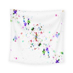 Star Structure Many Repetition Square Tapestry (small) by Amaryn4rt