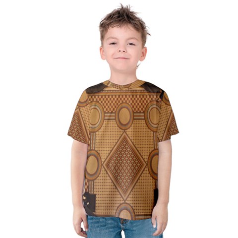 The Elaborate Floor Pattern Of The Sydney Queen Victoria Building Kids  Cotton Tee by Amaryn4rt