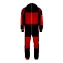 Black And Red Backgrounds Hooded Jumpsuit (Kids) View2