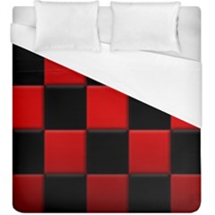 Black And Red Backgrounds Duvet Cover (king Size) by Amaryn4rt