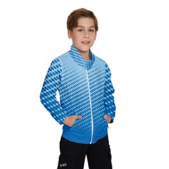 Blue Dot Pattern Wind Breaker (kids) by Amaryn4rt