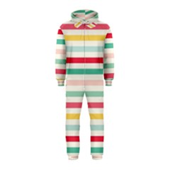 Papel De Envolver Hooray Circus Stripe Red Pink Dot Hooded Jumpsuit (kids)