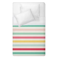 Papel De Envolver Hooray Circus Stripe Red Pink Dot Duvet Cover (single Size) by Amaryn4rt