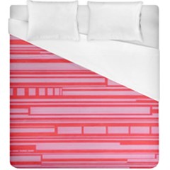 Index Red Pink Duvet Cover (king Size) by Amaryn4rt