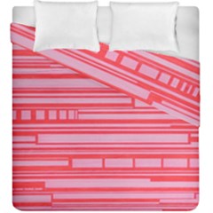 Index Red Pink Duvet Cover Double Side (king Size) by Amaryn4rt