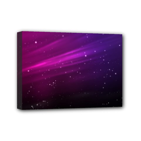 Purple Wallpaper Mini Canvas 7  X 5  by Amaryn4rt