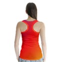 Rainbow Background Racer Back Sports Top View2