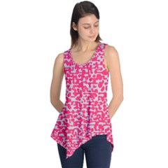 Template Deep Fluorescent Pink Sleeveless Tunic by Amaryn4rt