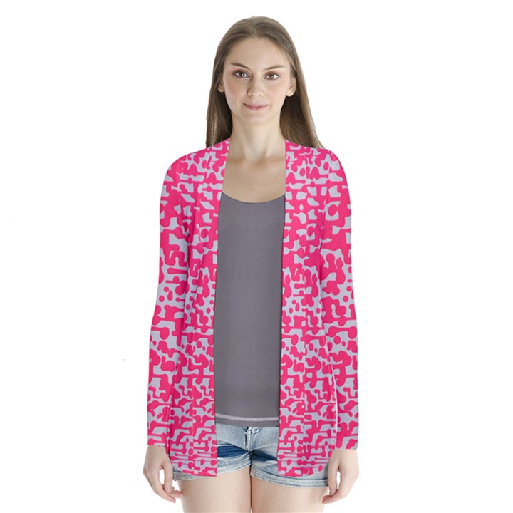 Template Deep Fluorescent Pink Cardigans