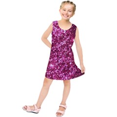 Pink Glitter Kids  Tunic Dress by Amaryn4rt