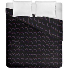 Smooth Color Pattern Duvet Cover Double Side (california King Size)