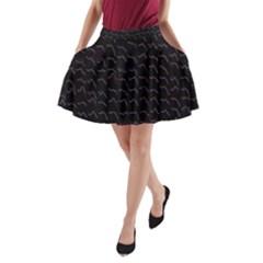 Smooth Color Pattern A-line Pocket Skirt by Amaryn4rt