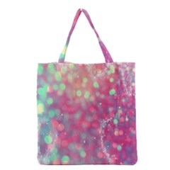 Fantasy Sparkle Grocery Tote Bag by Brittlevirginclothing