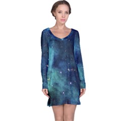 Space Long Sleeve Nightdress by Brittlevirginclothing