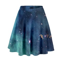 Space High Waist Skirt by Brittlevirginclothing