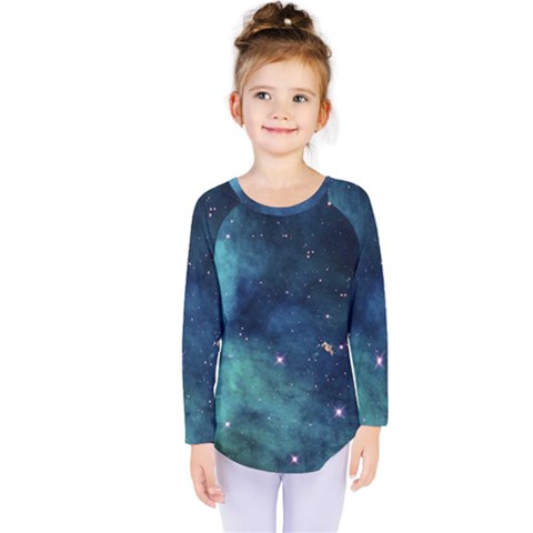 Space Kids  Long Sleeve Tee by Brittlevirginclothing