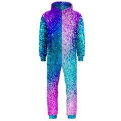 Rainbow Sparkles Hooded Jumpsuit (men)  by Brittlevirginclothing