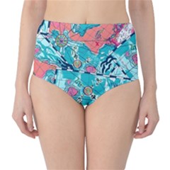 Map High-waist Bikini Bottoms