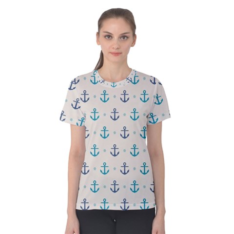 Sailor Anchor Women s Cotton Tee by Brittlevirginclothing