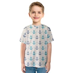 Sailor Anchor Kids  Sport Mesh Tee