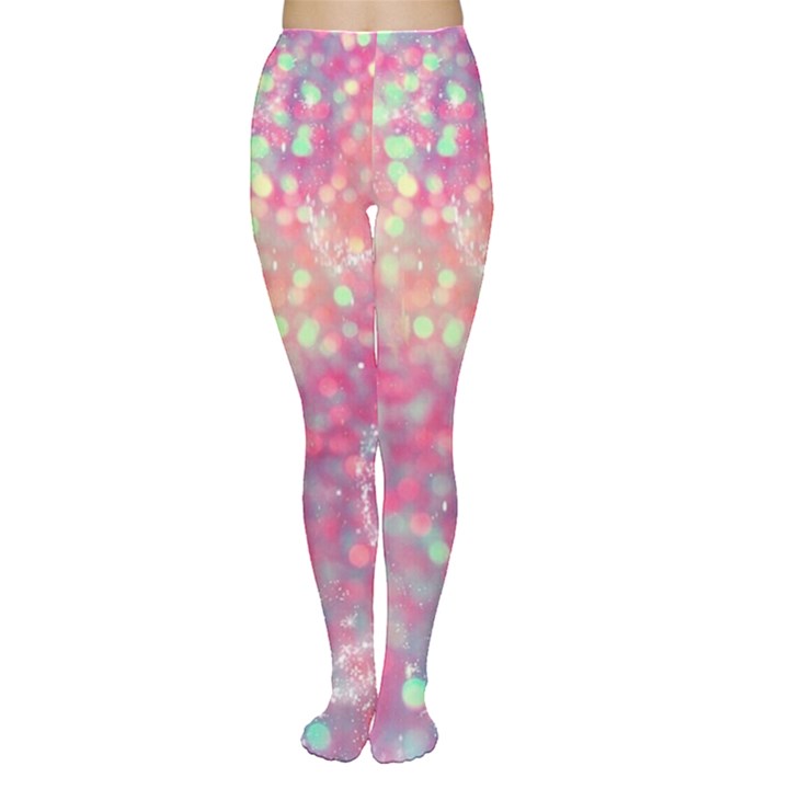 Colorful sparkles Women s Tights