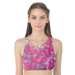 Colorful Sparkles Tank Bikini Top