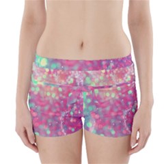 Colorful Sparkles Boyleg Bikini Wrap Bottoms