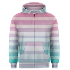 Colorful Vertical Lines Men s Zipper Hoodie