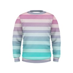 Colorful Vertical Lines Kids  Sweatshirt by Brittlevirginclothing