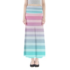 Colorful Vertical Lines Maxi Skirts by Brittlevirginclothing