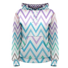 Colorful Wavy Lines Women s Pullover Hoodie